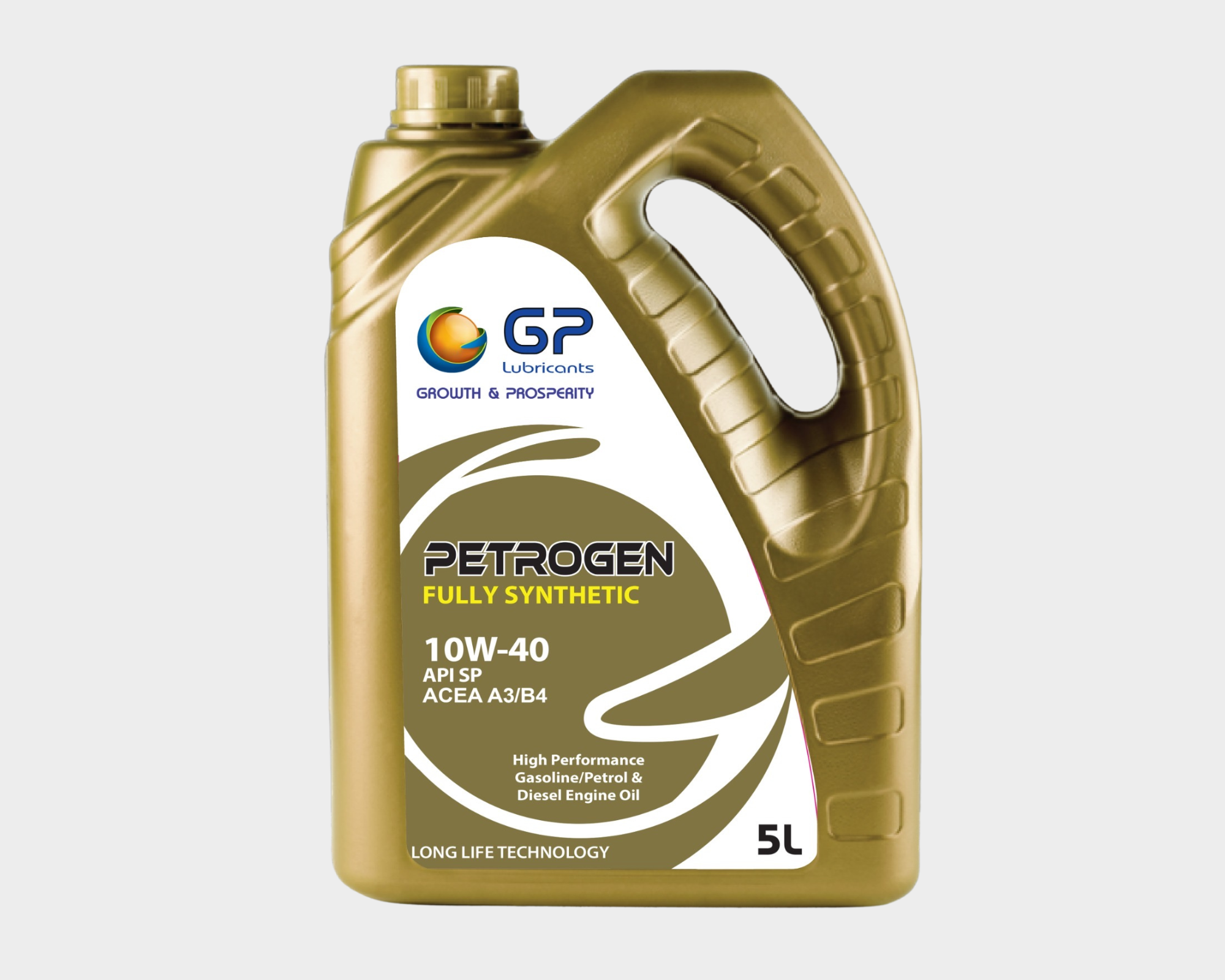 GP Fully Synthetic 10W40 ACEA A3/B4 5 Litre